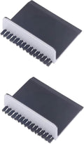 2 Pcs Black Kitchen Sink Squeegee Cleaner Countertop Brush Wiper Vegetable Cleaning Brush Wiper Home Kitchen Tool Fruit and Vegetable Cleaning Brushes Accessories