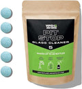 WASH&WHIPS Window/Glass Cleaner Refill Tablets - 100ct (Makes 100 Gal) - Streak-Free, Cleans Glasses, Windows, Windshields - Car, Office, Home & Kitchen