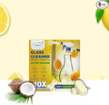 Glass Cleaner Refill Tablets | Plant-Based Streak-Free Window & Mirror Cleaner | Non-Toxic & Eco-Friendly Cleaning Solution | Plastic-Free Packaging | Citrus Cologne - Pack of 8