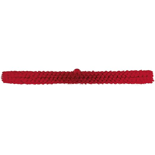 Vikan 31994 Broom,Push,Soft,24",PP/PBT,Red
