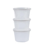 CIAO! 16oz PP Injection Molded Soup-Deli Container with LLDPE Lid, Microwavable and BPA Free (240/240 combo pack)