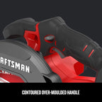 CRAFTSMAN V20 Cordless Circular Saw, 6-1/2 inch, Bare Tool Only (CMCS500B)
