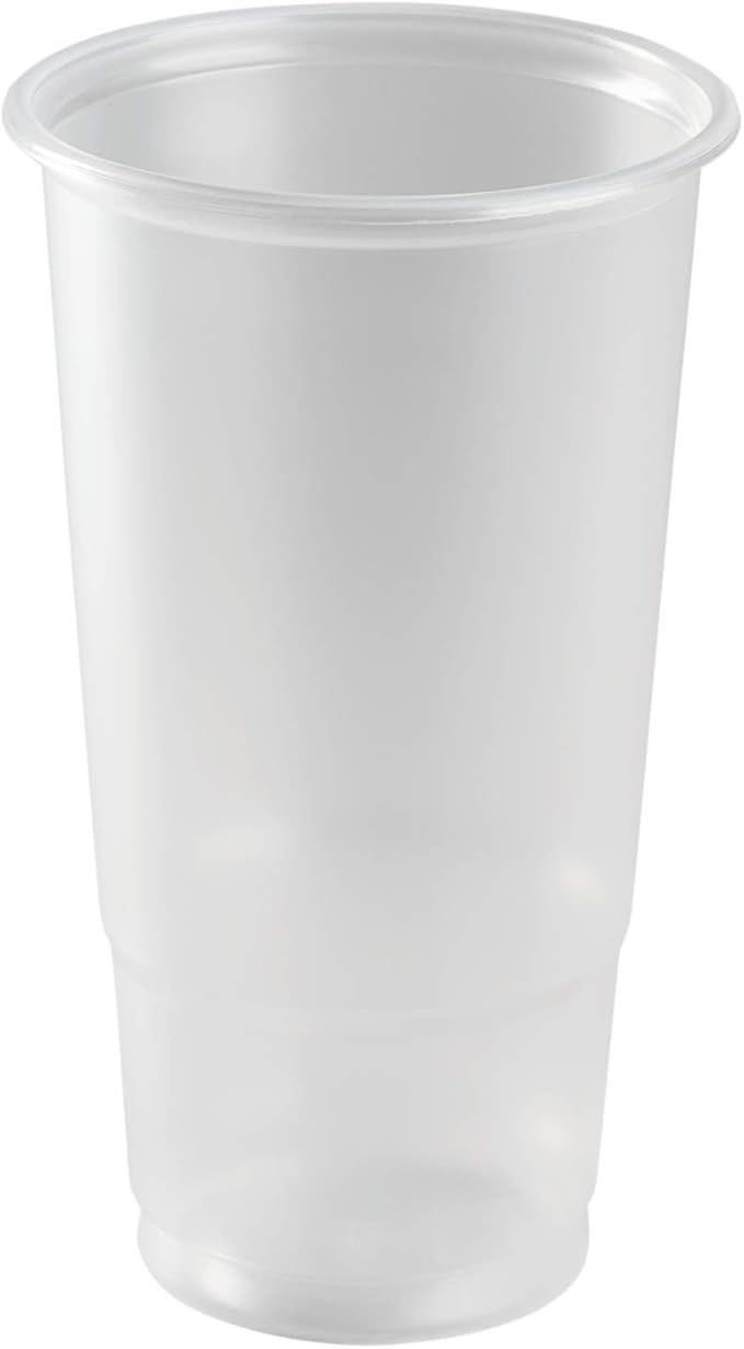 Karat [32oz - 600 ct] PP Plastic Cold Disposable Plastic Cups, 104.5mm Diameter, BPA Free & 100% Recyclable (C-KPP32)