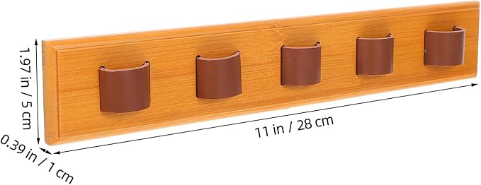 Wall-Mounted Wooden Eyeglass Storage Holder Sunglasses Organizer Hanging Eyewear Display Rack for Entryway Bedroom Office Organization