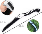 BBSTARZ Folding saws,saw, hand folding wood saws, for tools survival,camping,pruning axe trees camp bow cutting bushcraft, Gardening Hand Tools,Hand Pruning Saws. 21.inch, saw blade 9.8 inch.