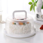 Cake Carrier Storage Container, Cake Carrier With Lid And Handle,Transparent Dome Reusable Airtight Box,Cupcake Saver Cake Holder Serves for Doughnuts Cupcake Parties, Dustproof Food Storage