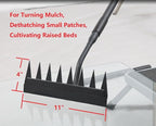 Manual Weeder Tool, 56" Weed Puller Tool with Sharp Blade, 11" Wide Heavy Duty Stand Weed Remover Gardening Hand Tool for Lawn, Yard, Patio and Backyard, Weeding Loosening Soil