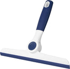 Window Squeegee for Glass Doors，All-Purpose 9.7” Window Cleaning Squeegee, Handheld for Windows, Car Windshields & More，Grey (9.5" Window Squeegee)