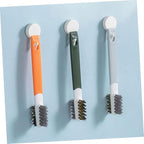PRETYZOOM 3 Pcs Double-Ended Kitchen Cleaning Brush Set Mini Wire Brush for Gas Stove Cooktop Cleaning Stainless Steel Bristles for Dorm Home Use