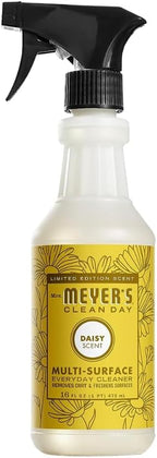 Mrs. MEYER'S Variety, 1 Room Freshener, 8 OZ, 1 Liquid Dish Soap, 16 OZ, 1 Liquid Hand Soap,12.5 OZ, 1 Multi-Surface Cleaner 16 OZ, 1 CT (Daisy)