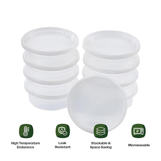 CIAO! 8OZ PP Injection Molded Soup-Deli Container with LLDPE Lid, Microwavable and BPA Free (240/240 combo pack)