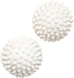 Reusable Dryer Balls Laundry Wash Dryer Balls Anti-Static Fabric Softener Laundry Washing Ball, 6pcs（White）