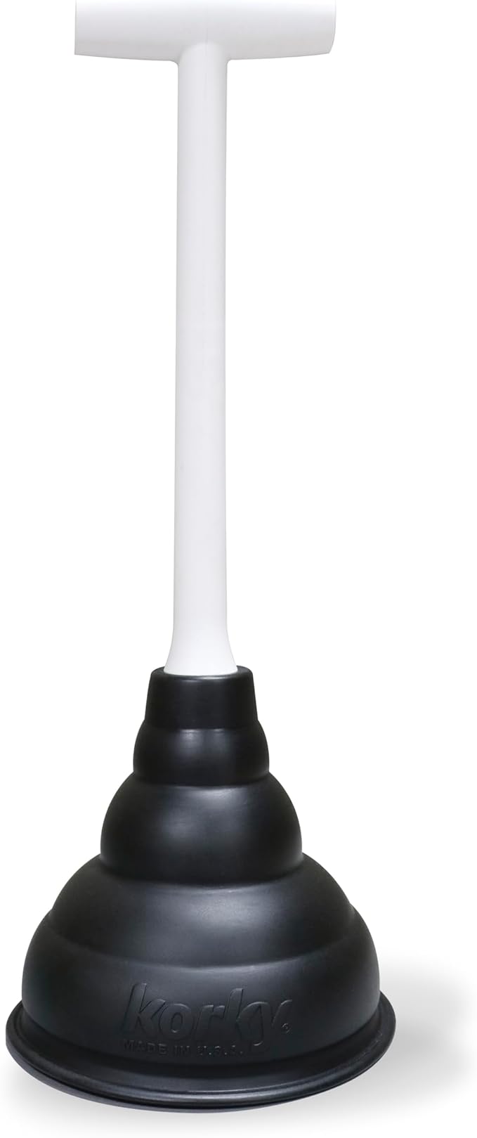 Korky Beehive Mini Sink and Drain Plunger - Works for Bathrooms, Kitchens, Sinks, Baths and Showers - Strong Suction Power for Easy Clog Removal