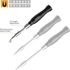 JAKEMY Professional Screwdriver Set for Electronics Repair, Computer Screwdriver Kit with 126 Magnetic Precision Bit Set and Opening Tool Kit for Laptop, MacBook, iPhone, Tablet, Watch, Modding, DIY