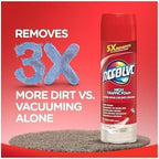 High Traffic Carpet Cleaner Foam, Unscented, 3X Dirt Removal, Stain-Resistant Carpet Solution and Odor Remover, 22 oz, 1 pack