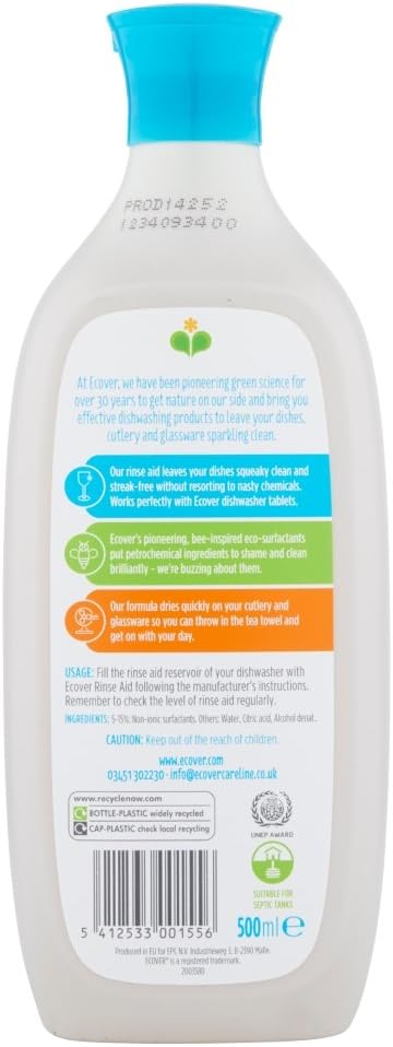 Ecover Rinse Aid, 500 ml
