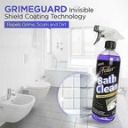 Fuller Brush Bath Clean – 24 oz Bathroom Cleaner Bottle with Spray– Dissolves Soap Scum, Hard Water Stains & Mineral Build-Up – For Sinks, Showers & Tubs – Pack of 1