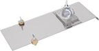 MARSHALLTOWN Stainless Steel Walking Edgers w/Adjustable Groover, 10mm Radius, 25mm Groove Depth, Made In The USA, 3494W