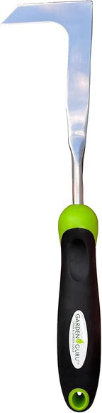 Garden Guru Patio Crack Weeder Tool with Ergonomic Handle – Stainless Steel Weed Puller for Patio Sidewalk Driveway Cracks | Rust Resistant (2 Pack)