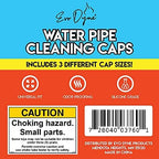 Evo Dyne Pipe Cleaner, Made in the USA | Glass Cleaner Removes Tar & Resin Effectively with Our Soak and Rinse Formula (Silicone Caps)