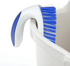 CELOX Stiff Bristle Brush for Cleaning, Hard Bristle Brush for Carpet Cleaning, Blue