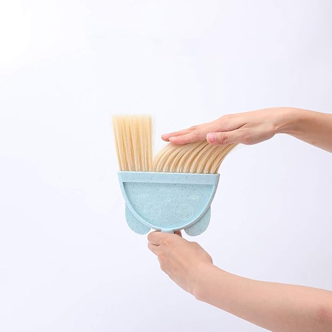 Mini Broom with Dustpan for Kids,Little Housekeeping Helper Set (Pink)