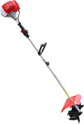 Handheld Tiller Cultivator 42.7Cc 2Stroke Mini Gas Powered Engine Rototiller Garden Lawn Tools Farm Air Cooled Plow Easy to Start for Farmland Gardens Yard (1250W 6500Rpm)