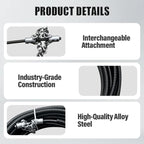 Flex-Shaft Sewer Descaling Chain, Multi-Purpose PVC Pipe Maintenance Tool, Push-Type Rotary Cable Sewer Dredge, Oil Stains in Pipeline Blocks Drilling Tools, Suitable for 16mm Spring