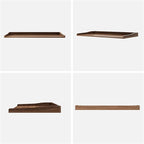 OAKHAM HOME Washer Dryer Countertop 54" W x 27.5"D Washer Dryer Topper with Non-Slip Pads Laundry Countertop for Laundry Room Organization and Storage, Walnut