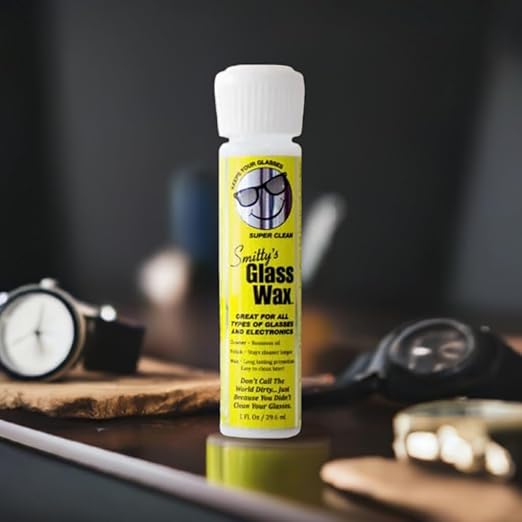 Smitty's Glass Wax and Screen Cleaner with Carrying Pouch, Bottle and Cloth Cleaner