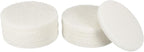 HARFINGTON 12pcs Scrubber Scouring Pads 450 Grits 5 Inch Drill Power Brush Hoop and Loop Surface Conditioning Disc Drill Scuffing Disc Scrub Pads for Home Kitchen Cleaning, White
