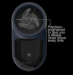 Rechargeable Fabric Shaver, Magictec Lint Remover Sweater Defuzzer Lints Fuzzs Pills Pilling Trimmer for Clothes and Furniture -Battery Operated Blue