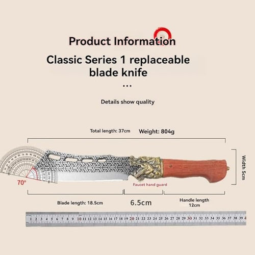 14.5 inch Machete, Professional Outdoor Survival Knife,Suitable for Jungle clearing, Camping,Gardening Cleaning, Ergonomic Anti Slip Handle
