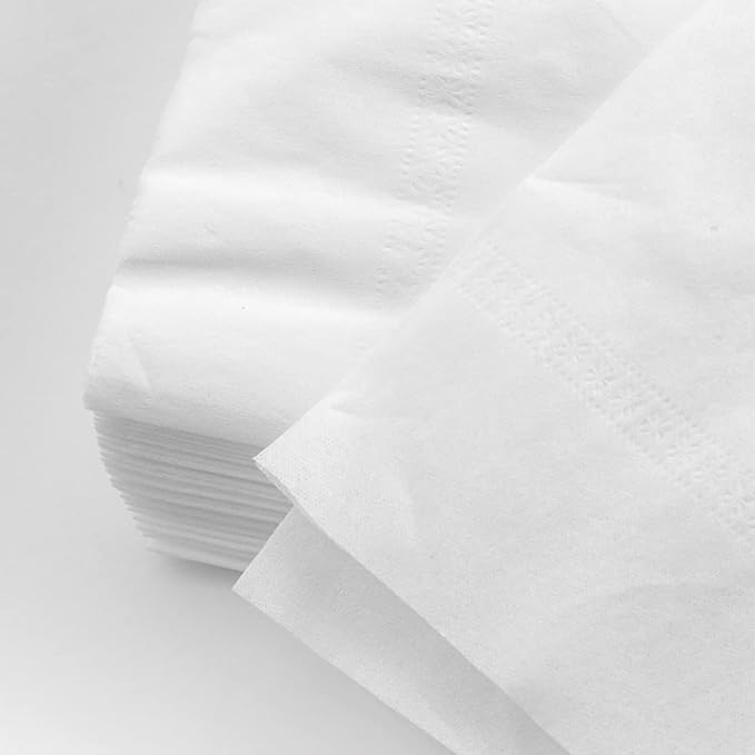 12 Rolls Soft Coreless Toilet Paper, Disposable Facial Tissues, 5-Ply Toilet Tissue