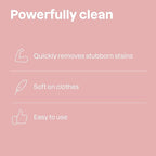 ATTITUDE Baby Laundry Stain Remover, Plant and Mineral-Based Ingredients, Vegan and Cruelty-free Household Products, Unscented, 27.1 Fl Oz