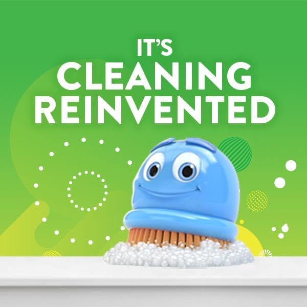 Scrubbing Bubbles Continuous Clean Toilet Drop-Ins, Automatic Blue Toilet Bowl Cleaner, Septic-Safe Tank Tablets Remove Hard Water Minerals & Limescale, Stain & Smell Protection, 5 Count (Pack of 1)