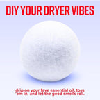 STRIPS Wool Dryer Balls – XL 3-Pack Premium Natural Fabric Softener – Reduces Clothing Wrinkles and Saves Drying Time, Reusable Wool Balls for Dryer – Eco-Friendly Alternative to Dryer Sheets