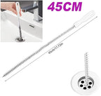 Pipe Dredging Brush Bathroom Hair Sewer Sink Cleaning Brush Drain Cleaner Clog Plug Hole Remover Sewer Pipeline Cleaning Tools