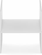 Furinno Cubicle Cube Insert, H-Shelf Cube Organizer, 2-Tier Shelf Accessory, Fits into Furinno Triple Thick Cubes, IKEA Kallax, for Organizers and Storage, White