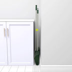 Pine-Sol Broom and Dustpan Set for Home - Both Indoor, Outdoor and Wet or Dry Use – Upright Standing Combo with Adjustable Handle for Comfort