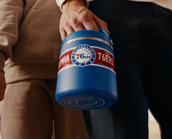 Hydrapeak x NBA Officially Licensed Milwaukee Bucks 25oz Stainless Steel Vacuum Insulated Thermos Food Jar with Handle, Wide Mouth Leak-Proof Soup Thermos for Adults, 10 Hours Hot and 16 Hours Cold