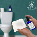 PRISTINE Toilet Paper Spray - Seen on Shark Tank, More Natural Personal Cleansing Wipes & Flushable Wet Wipes Alternative, Spray Toilet Paper to Create Flushable Wipe, Fragrance Free, 32 fl oz Refill