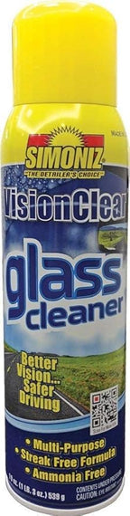 Simoniz Glass Cleaner Aerosol, 19 Oz (Pack of 4)