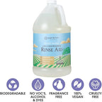 Ginger Lily Farms Botanicals Plant-Based 4-In-1 Dishwasher Rinse Aid, 100% Vegan & Cruelty-Free, Fragrance Free, 1 Gallon (Pack of 4)