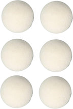 ZJchao 6 Pack Wool Dryer Balls for Laundry High Density Wool Drying Balls Reduce Static Cling Shorten Drying Time Reusable with Softener Alternative for Clothes Baby Delicates (5cm)