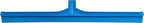 SPARTA 24" Floor Squeegee Replacement Head, Seamless Rubber with Rust-Free Plastic Frame for HACCP Compliance, Heavy-Duty Industrial Use, Thermoplastic Rubber, 24 Inches, Blue