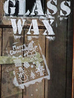 E.J. Wheaton Glass Wax, Polishes and Protects Windows, Mirrors and Metal Surfaces, Dries Chalk White, Easy to Apply and to Remove, Made in USA