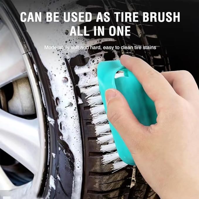 4 in 1 Window Cleaning Kit, Professional Window Vacuum Squeegee with Spray Bottle, Window Cleaner Brush Tools for Shower Wall Mirror Glass Car Windshield Countertop