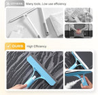 3 in 1 Spray Squeegee, Window Squeegee with Spray 3 in 1 Window Squeegee Cleaner, Easy to Clean Without Streaks for Car, Home, Kitchen Window (Yellow)