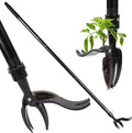 Manual Weed Puller Tool - Reinforced 4-Claw Steel Head - Updated Version Efficient Weed Remover with Long Handle for Garden Weeding Easily Remove Weeds Effortlessly Without Kneeling